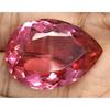 Beautiful Natural Rubellite Tourmaline 63-65 Ct Pear Cut Certified Gemstone