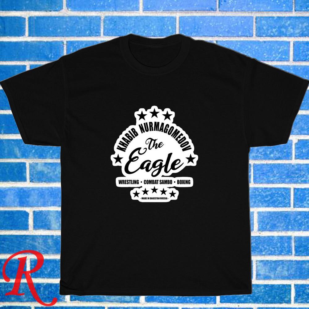 

Новый! Хабиб Орел Самбо Борьба Черный Серый Темно-синий Белый Размер S-5XL Унисекс Футболка 3XL