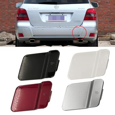 Black White For Mercedes X204 Rear Bumper Tow Hook Cover Cap With Color For Benz GLK Class GLK260 GLK300 2008-2012 2048853223