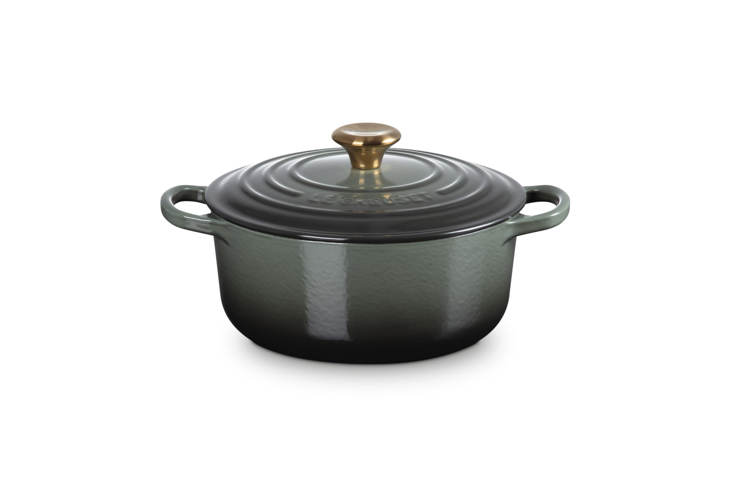 

Le Creuset Cast Enamel Pot Signature Cocotte Ronde 20 cm Time Green Gas IH Oven Compatible Japanese [Авторизований продукт]