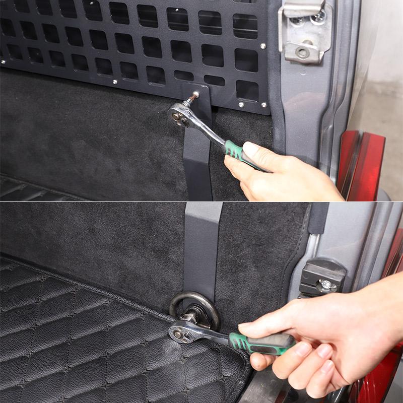Aluminum Alloy Car Interior Trunk Storage Basket Storage Box Modification Accessories For Mercedes-benz G Class W463 2004-2018
