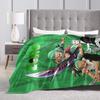 Luffy Anime Roronoa Zoro Fleece-Kuscheldecke Decken für Bett Outdoor Leichte Bettwäsche Überwürfe,