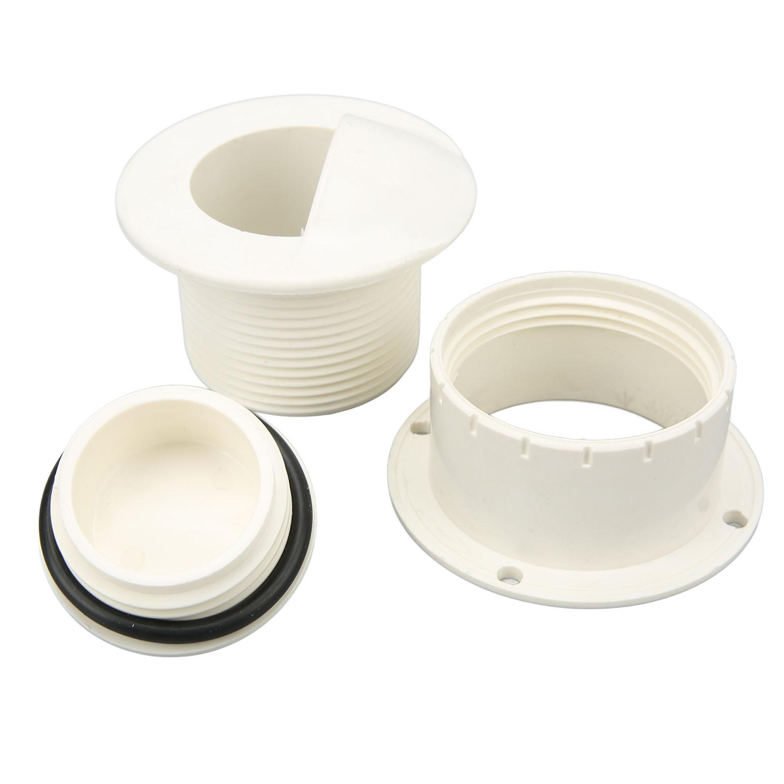 

Boat Drain Valve Lightweight Compact Portable Leak Proof Stable Drainage for Yacht Kayak Sewer