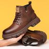 New fashion Martin boots men's autumn and winter new thick-soled heightening retro tooling boots