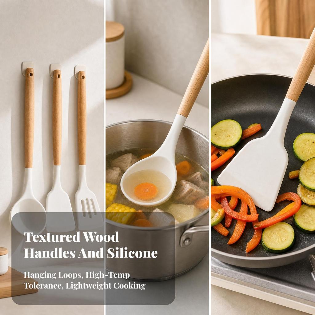 3 Pieces Silicone Set Food-Grade for Home Cooks