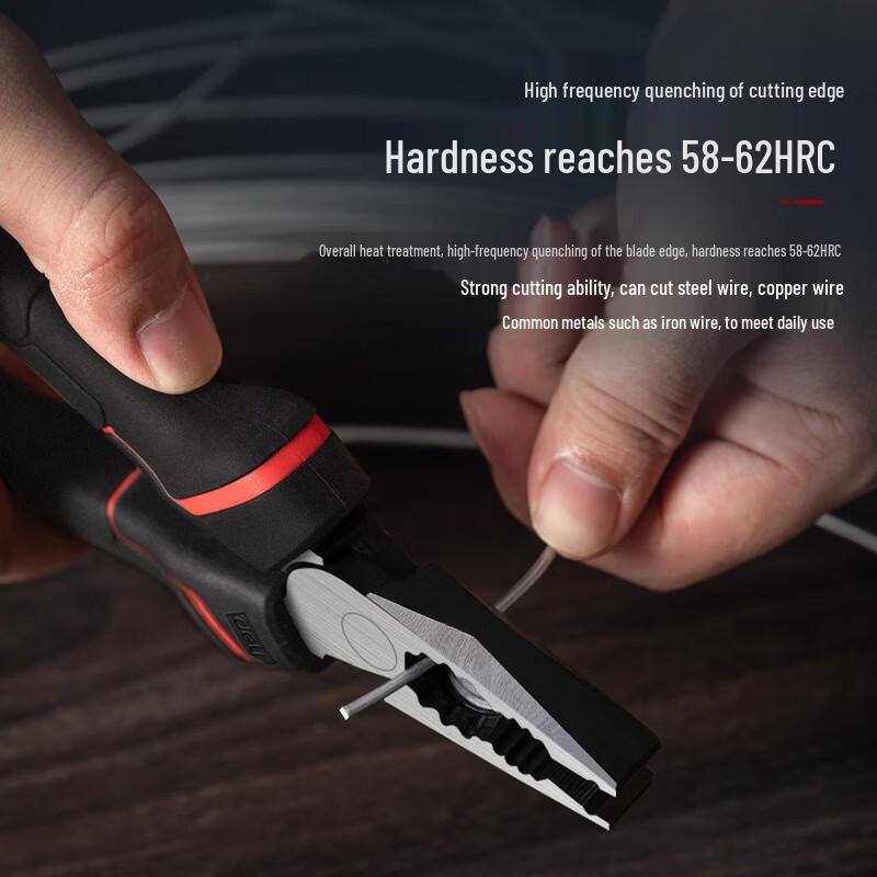 Deli Professional Multi-function Flat-Nose Electrician Pliers