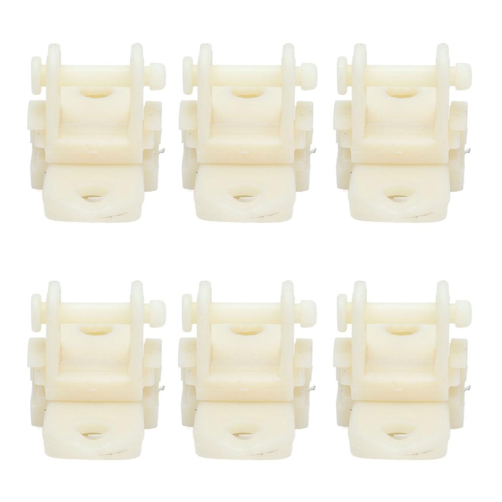 15pcs Greenhouses Pulley Plastic White Durable Ventilator Pulley Wheel for Agriculture Livestock Farms Greenhouses