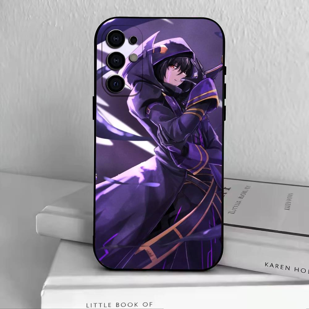 E- Eminence In Shadow Anime Phone Case Black Silicone Soft For Samsung S25,S24,S21,S22,S23,S30,Ultra,S20,Plus,Fe,Lite