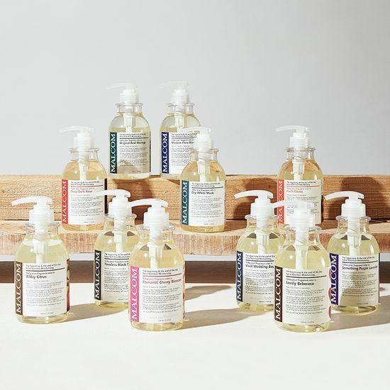 MALCOM Mildly Acidic Allergy-Free Body Wash 520ml (5 Scents)