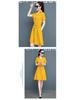 2024 Women's Summer Slimming Dress - Stylish, Belly-Concealing with Skirt Collar