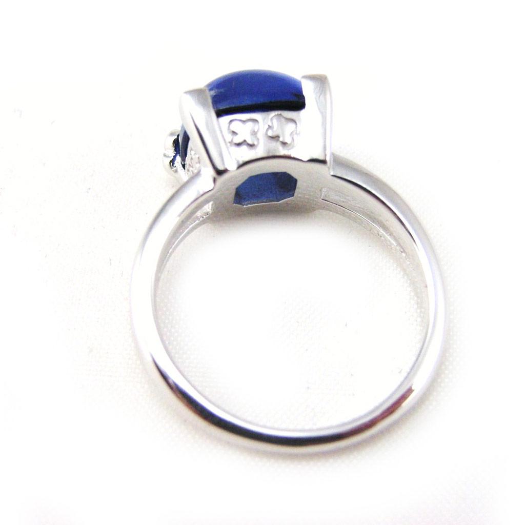 Silberring 'Lorette' Blau