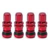4pcs / Set Universal Motorcycle Car Wheel Tubeless Tire Valve Air Caps for Tire Valve Stem Aluminum Metal Air Valve Stem VR-WR11