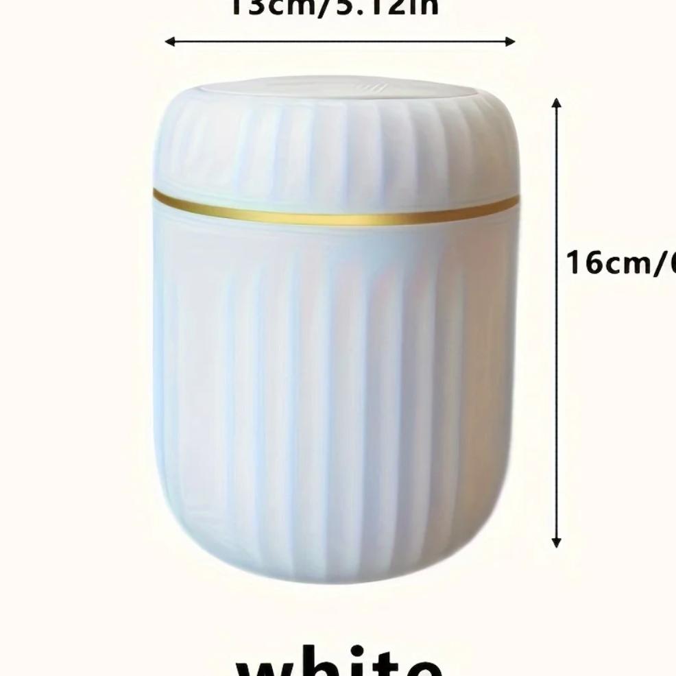 Mini Desktop Trash Can with Lid Garbage Waste Bin Organizer Bedroom Office Desk Storage Box Made Durable Plastic Home Supplies