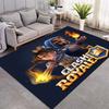 Game Archer Mage Character Print Area Rug Dark Blue Background Floor Carpet Game Fans Living Room Bedroom Home Decor Mat