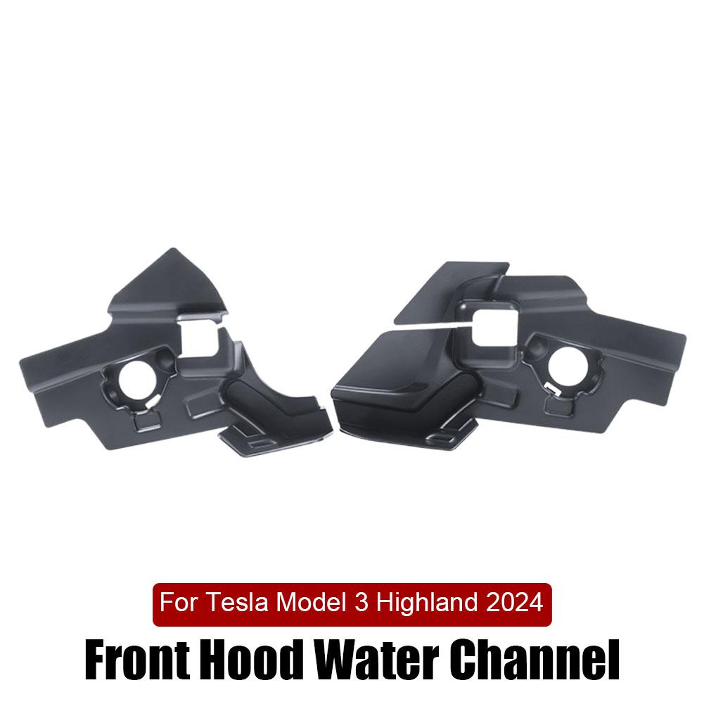 

Фильтр переднего багажника для Tesla Highland 2024, антизасоряющий водонаправляющий решетчатый канал, водоотводной короб, фильтр для мусора