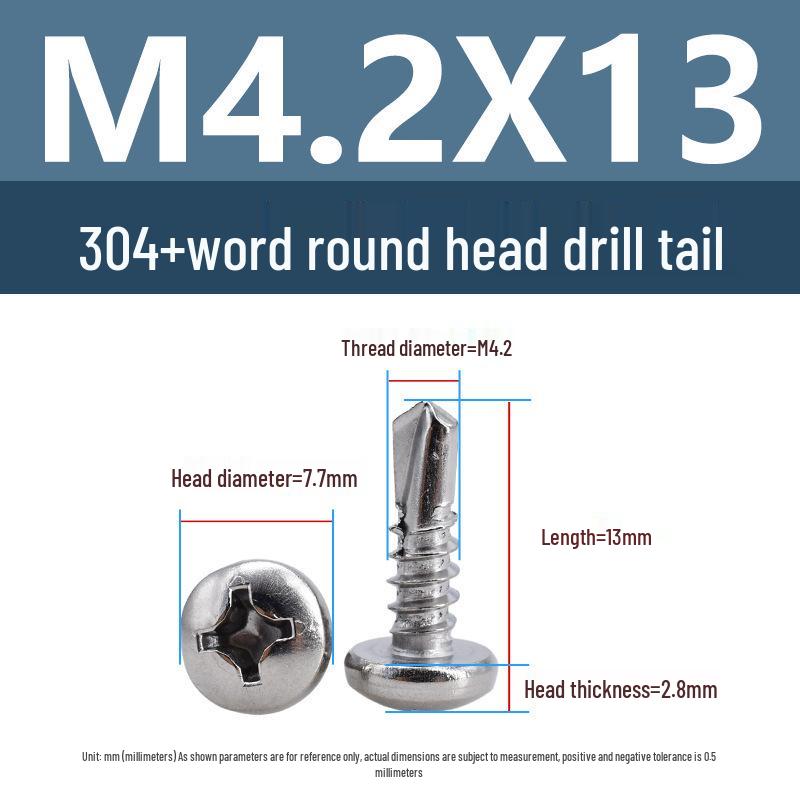 Yigu 304 Phillips Linsenkopf Selbstschneidende Schrauben M3.9/M4.2 auf Lager