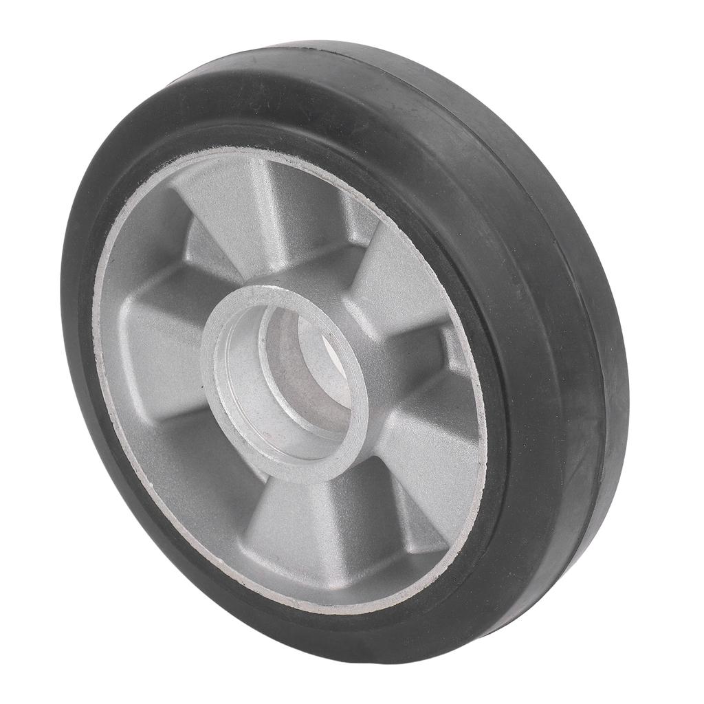 Truck Load Wheel with 6204 Bearing Hole Solid Rubber Replacement Tire for Handcraft Hydraulic Forklift 180x50mm