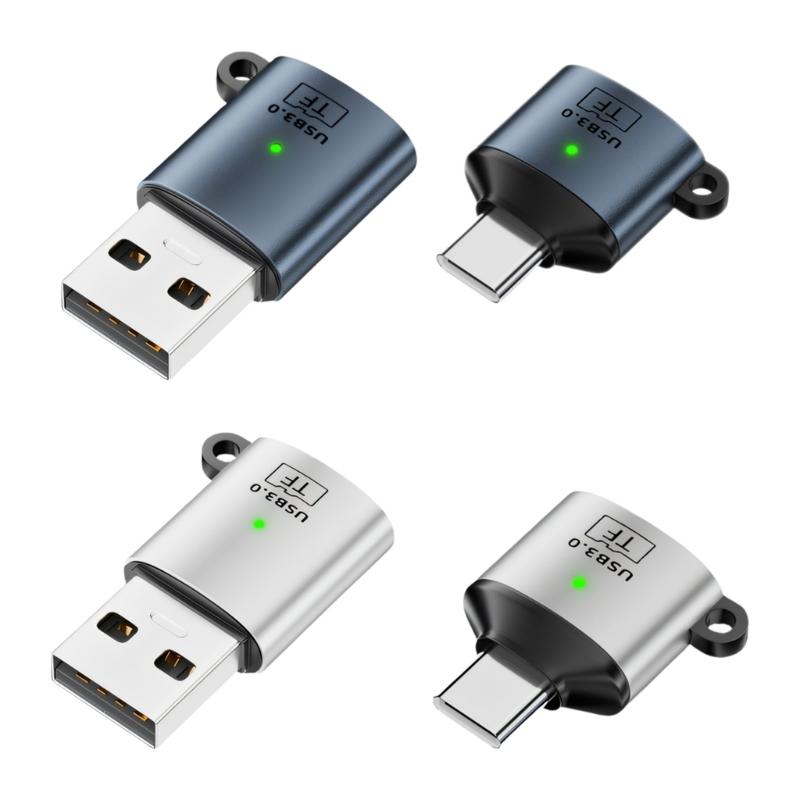 Universal Type C USB3.0 TF Card Reader With Metal Housing For Smartphones And Computers Fast Data Transfer