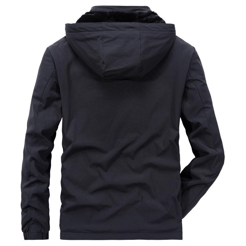 Autumn and Winter Outdoor Sports Windproof Warm Jacket Jacket Fleece Large Size Casual Men's Jacket