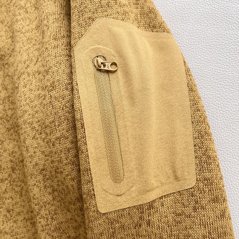 Warm Fleece Outdoor Mountain Style Stand-Up Collar Jacket for Couples