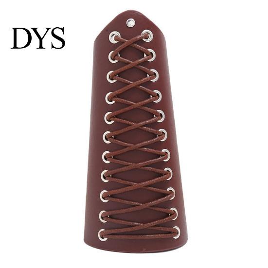 Medieval Punk Wrist Guard Vintage Stylish Faux Leather Arm Cosplay Lace Up Belt Protector for Parties Festivals Costume Festive Csotume