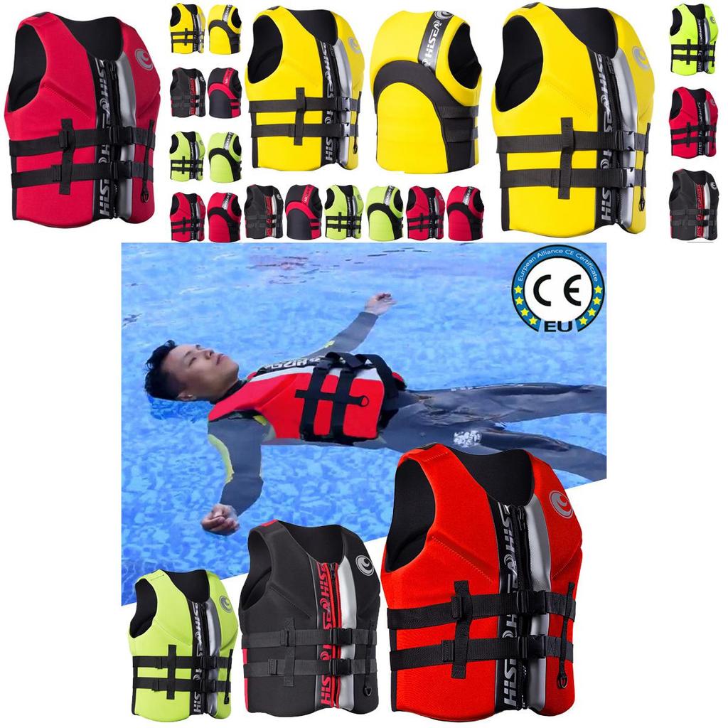 Comfortable Adult Life Jacket With Adjustable Belt For Drifting And Swimming
