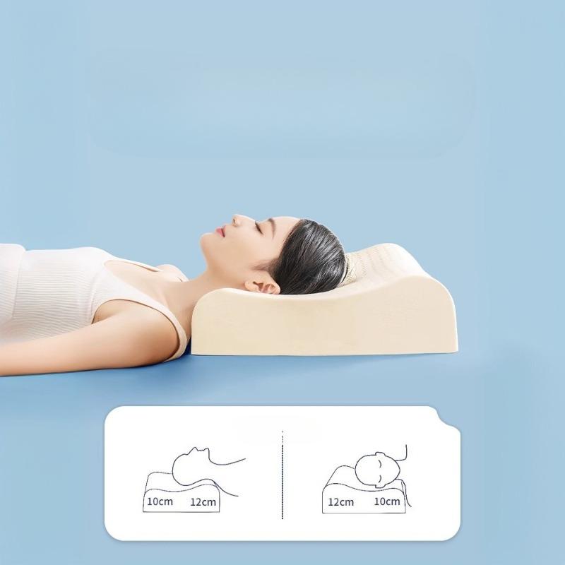 Natural Latex Pillow Orthopedic Cervical Support for Adults Sleeping Aid Pillow Core Healthy Birthday Gift & Home Essential