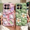 For Honor X6c Case New Fashion Cartoon Luxury Girly Painting Funda For Huawei Honor X6C X6 C X 6C Cover Matte Liquid Silicone