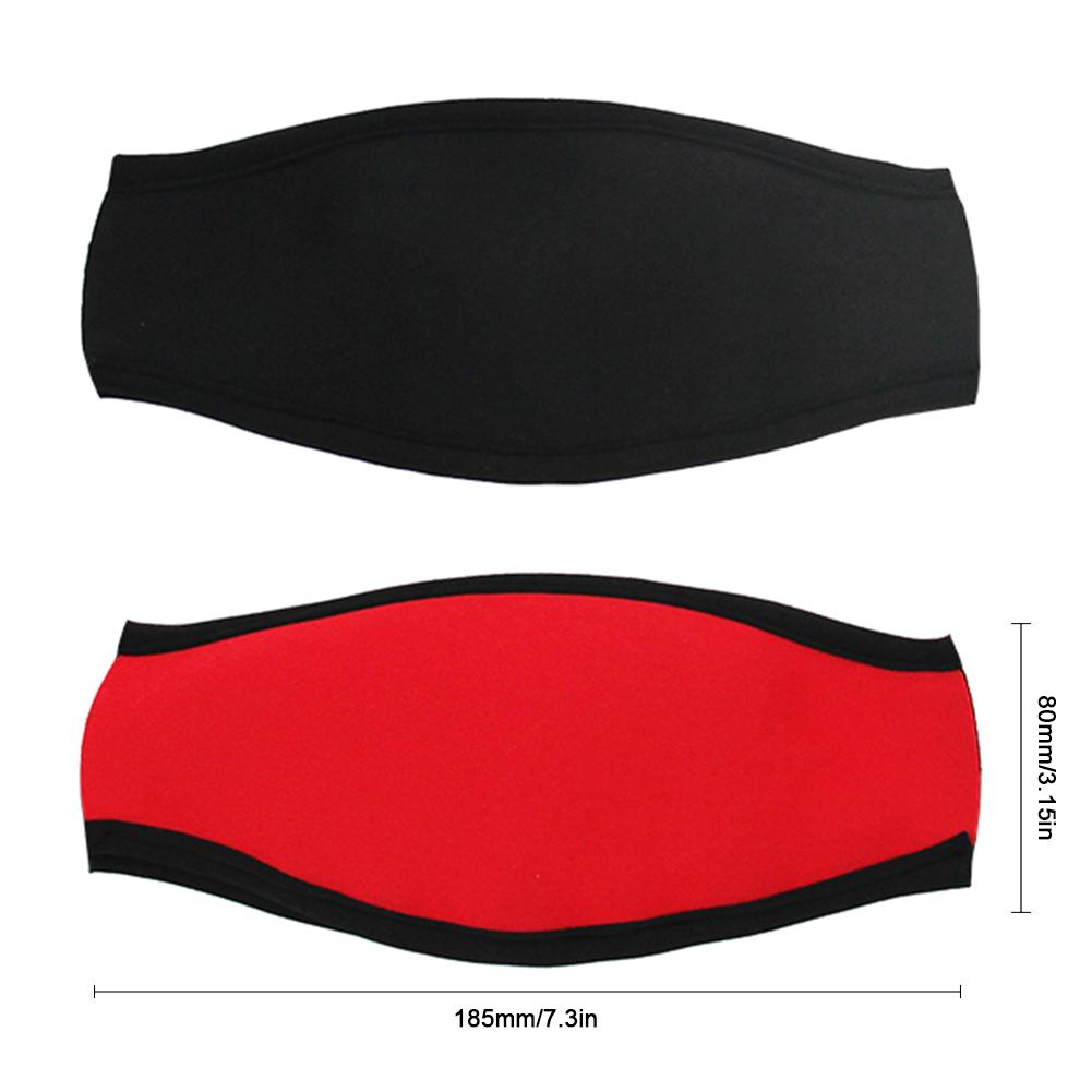 Scuba Mask Straps Non-Slip Neoprene Mask Strap Cover Comfortable Goggle Strap Covers Hair Protector Wrap for Dive Snorkel Mask