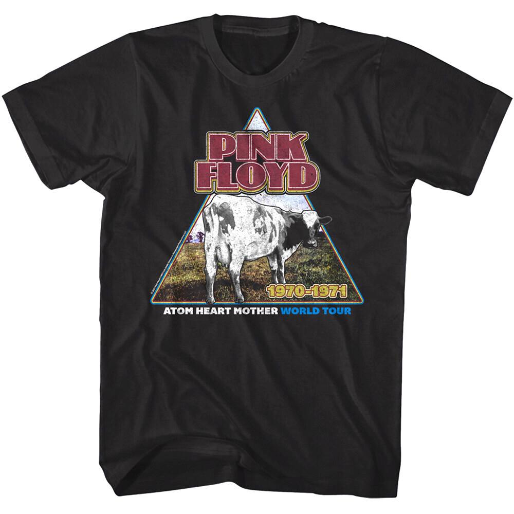 

Pink Floyd Atom Heart Mother World Tour 1971 Men s T Shirt Cow Field Rock Band L