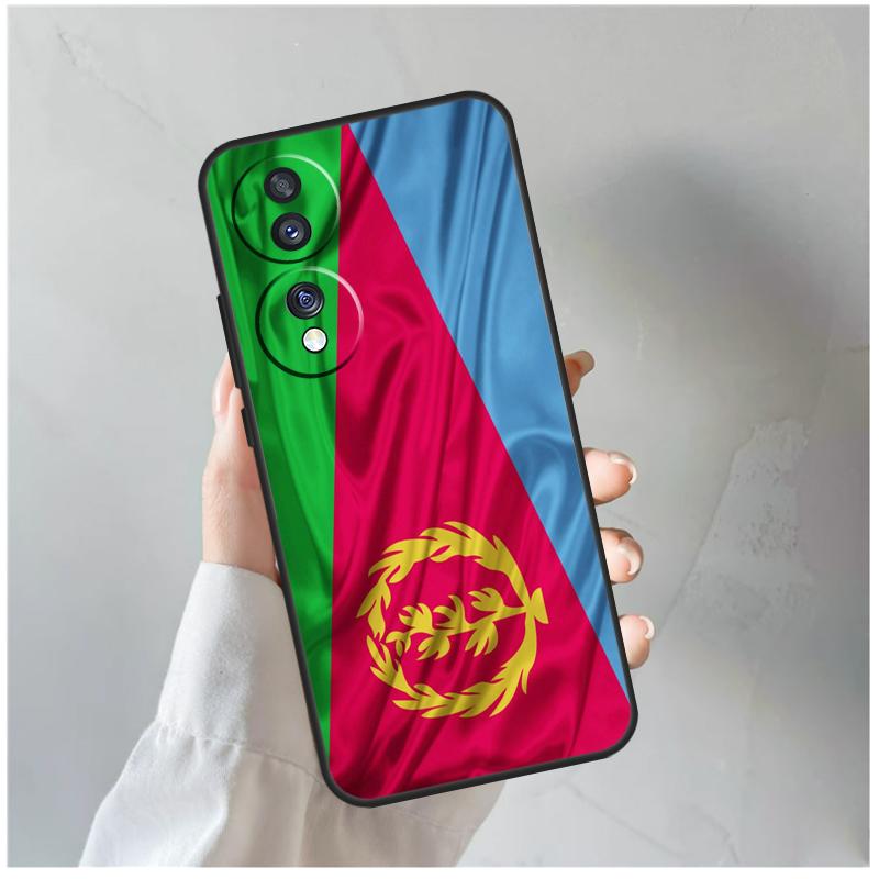 Eritrea Flag For Honor Magic 8 Pro 6 7 Lite Case For Honor Win RT 50 70 90 200 400 X8c X8b X9a X9b X9c X9d