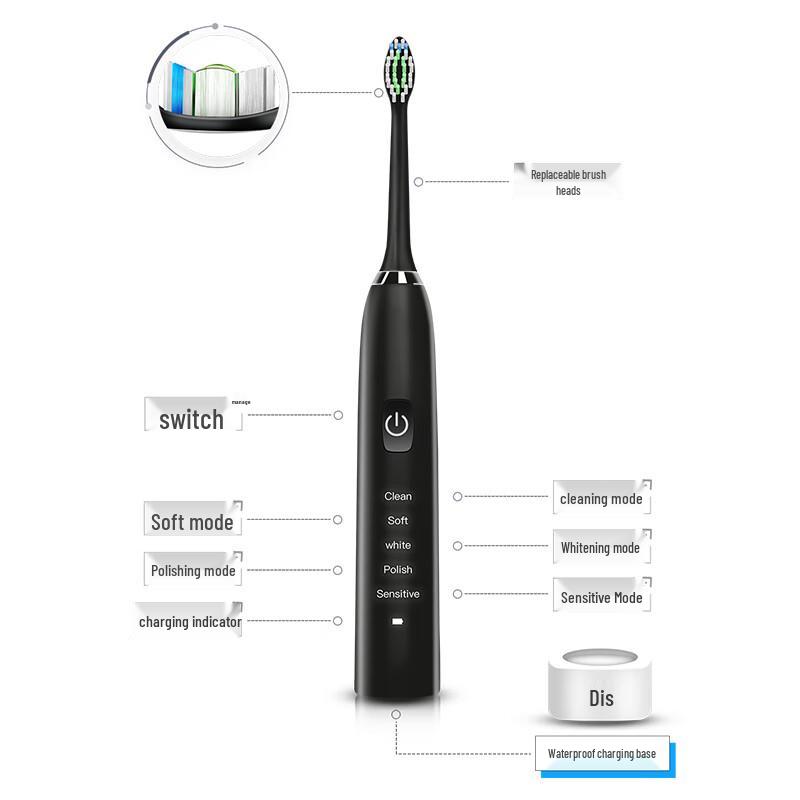 Desleep DE-D12 Sonic Electric Toothbrush