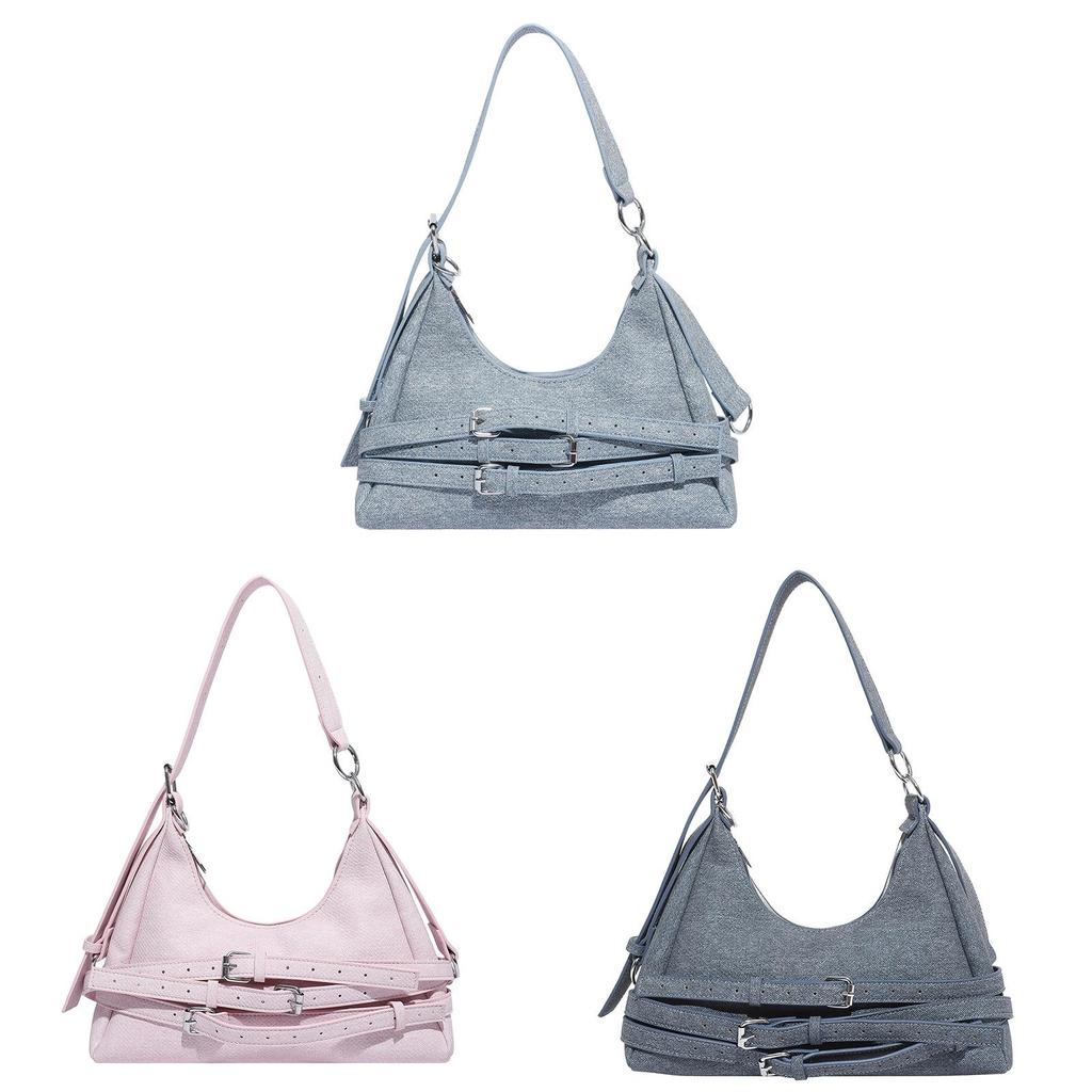 Crossborder Fashion Pu Shoulder Bag For Women With Zipper Closure And Inner Pockets