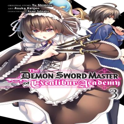 The Demon Sword Master of Excalibur Academy Vol. 3 Manga by Yu Shimizu Paperback Book 9781975350857
