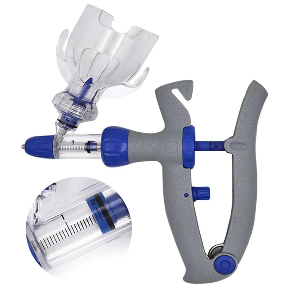 1/2/5/10ml Automatic Veterinary Continuous Syringe Poultry Animal Injection Needle Adjustable Vaccine For Livestock Cattle Sheep