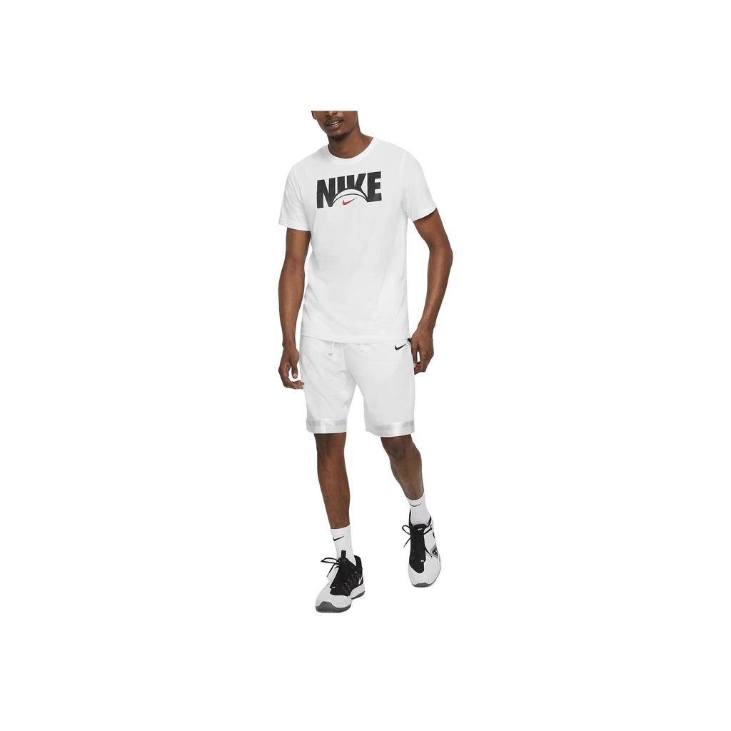 Nike Dri-FIT Elite Stripe Loose Straight Leg Basketball Shorts Men Shorts White CV1748-100