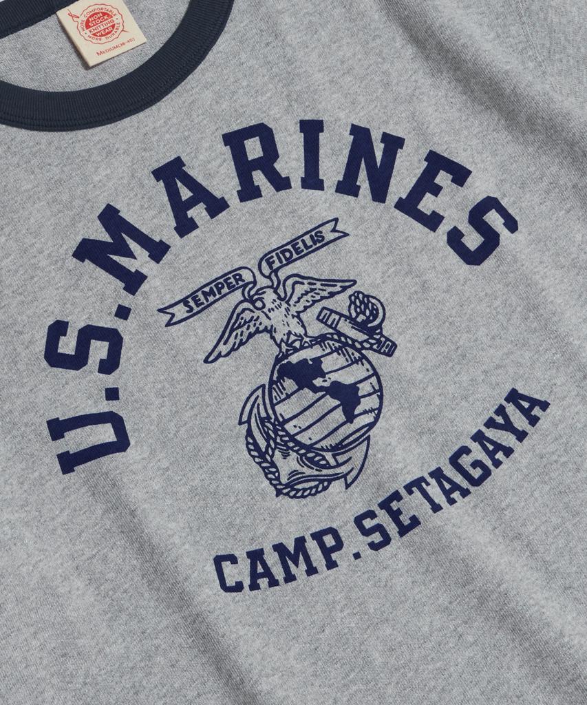 Beulonseun 1970S Us Marine Tee Gray