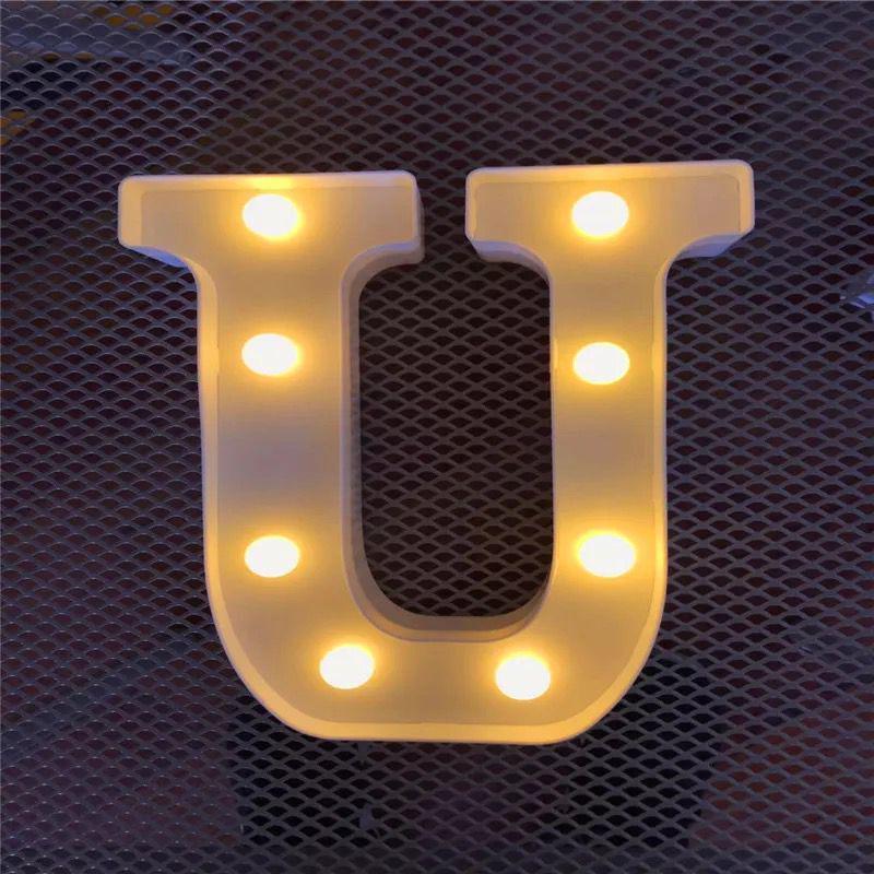 LED Love Letter & Number Lights for Valentine's Proposal Decor