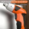 Electric Screwdriver With 3.5Nm Torque Control Ergonomic Handle Fast Charging Interchangeable Bit DIY Projects