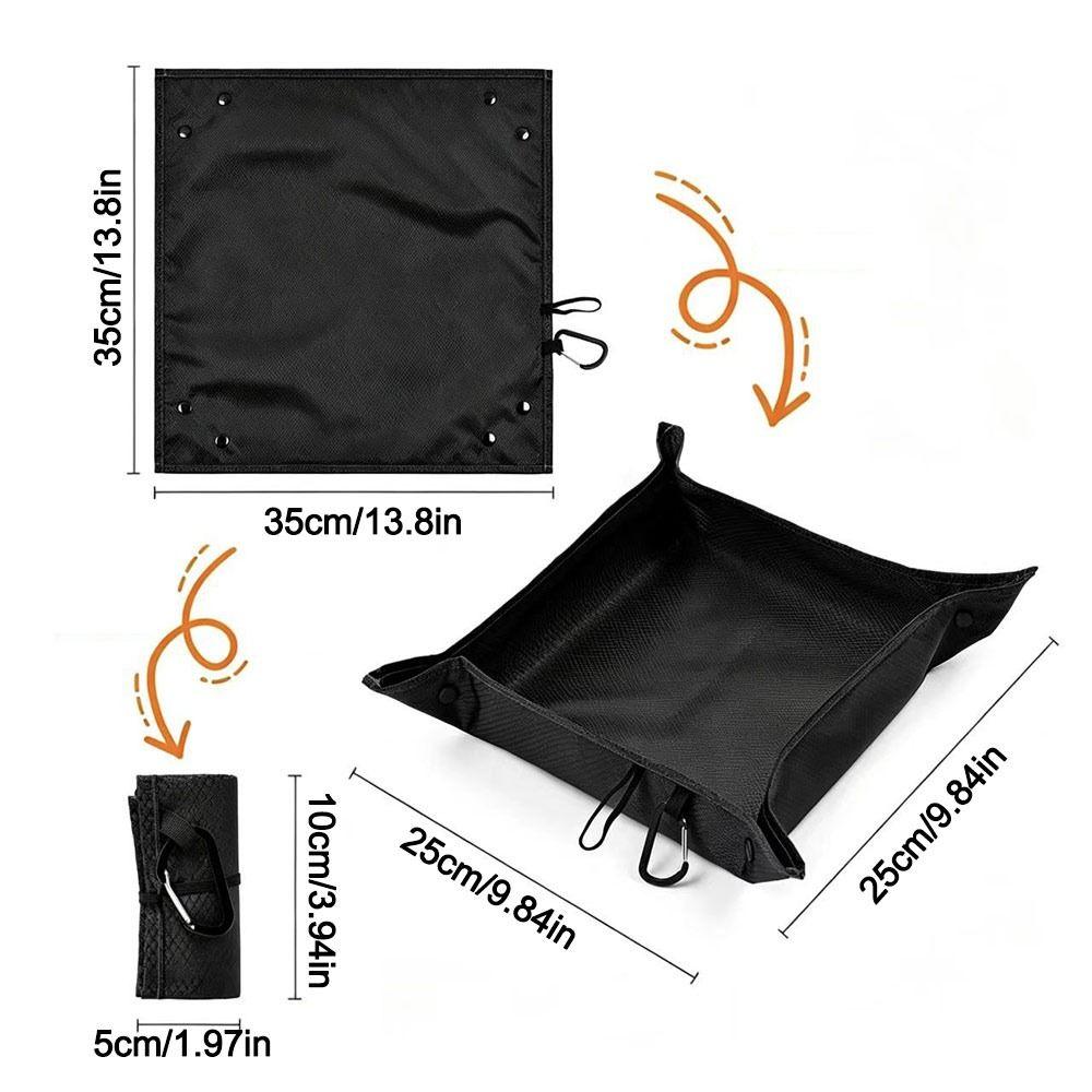 Waterproof Storage Tray Double Layer Fabric Seat Pad New Picnic Mat Picnics