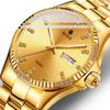 Men's Diamond-Studded Quartz Watch - Waterproof, Popular Online, and Hot Selling