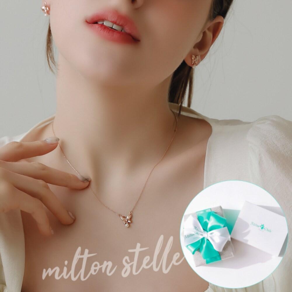 [92.5 Silver] Venice Felice 92.5 Silver Necklace++