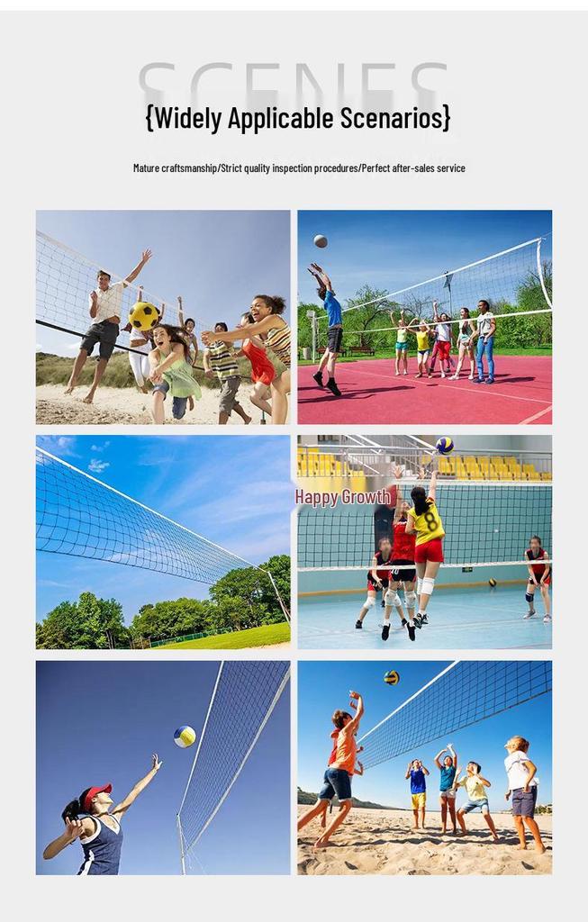 Vierseitiges Langlebiges Tragbares Volleyball-Trainingsnetz für den Außenwettkampf
