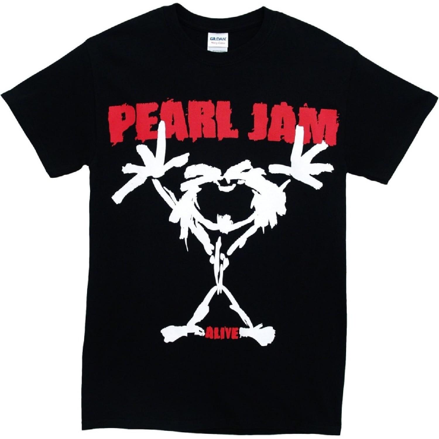 

Pearl Jam Stick Man Men s T-Shirt - Black (X-Large) XXXXXL різнокольоровий