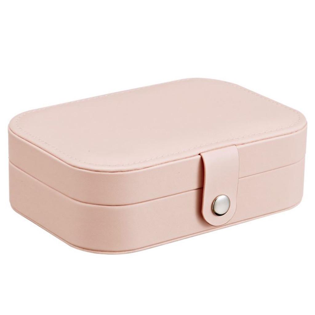 Earring Ring Jewelry Display Storage Box Case Organizer Flannel Tray Holder Gift