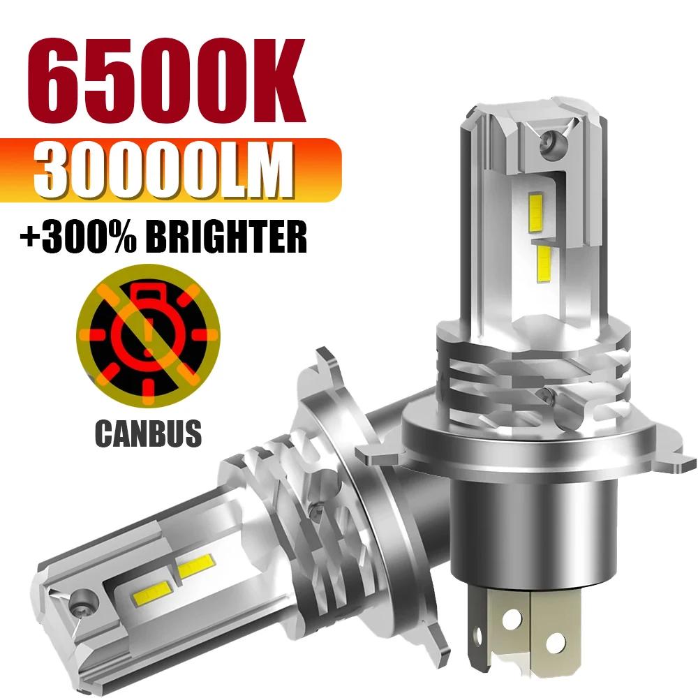XTG X89 LED Headlight Bulbs 2Pcs H4 H7 9003 30000LM CSP Canbus Fanless Hi Lo Beam Car Motorcycle Auto Lamp 12V 24V Ultra Bright