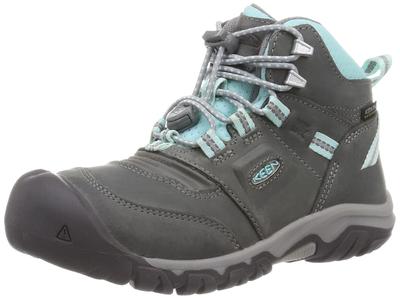 Trekking Shoes RIDGE FLEX MID WP Ridge Flex Mid Waterproof Waterproof Cushion Breathable Mountaineering Hiking TINT Cm [KEEN] Kids' (15.0~19.5cm)