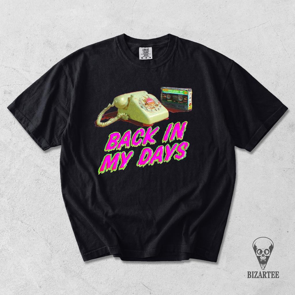 Nostalgia Vintage Phone Cassette TShirt, Y2K Back In My Days 80's Shirt Design