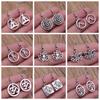 Om Sign Yoga Symbool Oorbel Yoga Om Symbool Zen Boeddhisme Glazen Oorbellen Voor Vrouwen Sieraden