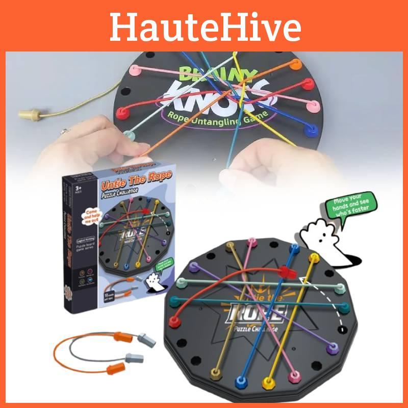 The Untie Rope Puzzle Challenge Children Logical Thinking Toys Board Gift Games